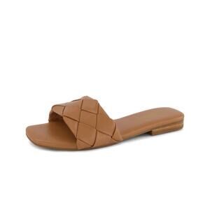 Cushionaire Franca woven one band sandal size 7 1/2